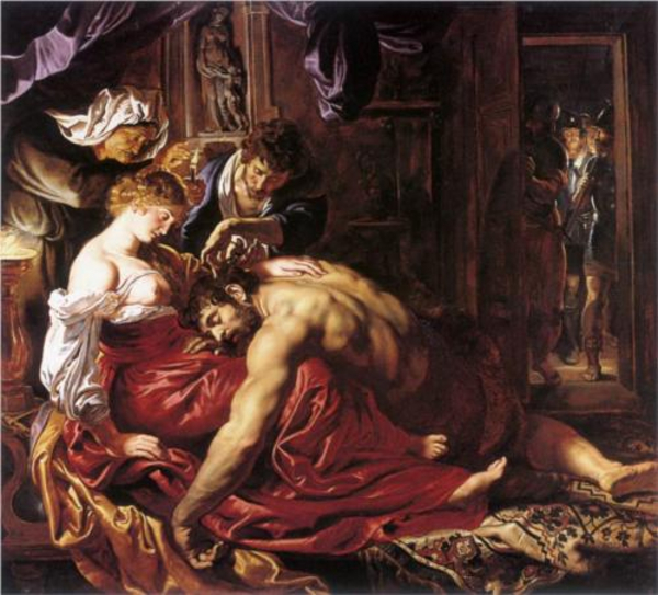 samson and delilah  Peter Paul Rubens 1609 1610  Cincinnati Art Museum  Cincinnati  OH  USA