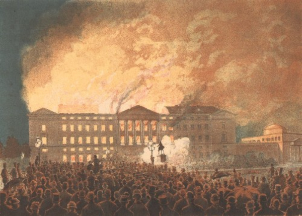 Christiansborg brændte i 1884. Det beskrev Herman Bang i en øjenvidneberetning.